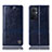 Coque Portefeuille Livre Cuir Etui Clapet H09P pour Oppo Reno8 Lite 5G Bleu