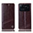 Coque Portefeuille Livre Cuir Etui Clapet H09P pour Xiaomi Mi 11 Ultra 5G Marron