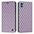 Coque Portefeuille Livre Cuir Etui Clapet H09X pour Motorola Moto E32 India Violet