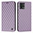 Coque Portefeuille Livre Cuir Etui Clapet H09X pour Motorola Moto G72 Violet