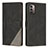 Coque Portefeuille Livre Cuir Etui Clapet H09X pour Nokia G11 Noir