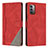 Coque Portefeuille Livre Cuir Etui Clapet H09X pour Nokia G11 Rouge