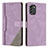 Coque Portefeuille Livre Cuir Etui Clapet H09X pour Nokia G60 5G Violet