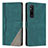 Coque Portefeuille Livre Cuir Etui Clapet H09X pour Sony Xperia 1 V Vert