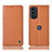 Coque Portefeuille Livre Cuir Etui Clapet H10P pour Motorola Moto Edge (2022) 5G Orange