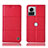 Coque Portefeuille Livre Cuir Etui Clapet H10P pour Motorola Moto Edge X30 Pro 5G Rouge