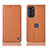Coque Portefeuille Livre Cuir Etui Clapet H10P pour Motorola MOTO G52 Orange
