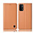 Coque Portefeuille Livre Cuir Etui Clapet H10P pour Oppo A54 5G Orange