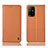 Coque Portefeuille Livre Cuir Etui Clapet H10P pour Oppo F19 Pro+ Plus 5G Orange