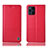 Coque Portefeuille Livre Cuir Etui Clapet H10P pour Oppo Find X3 5G Rouge