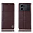 Coque Portefeuille Livre Cuir Etui Clapet H10P pour Oppo K10 5G Marron