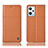 Coque Portefeuille Livre Cuir Etui Clapet H10P pour Oppo K10X 5G Orange
