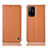 Coque Portefeuille Livre Cuir Etui Clapet H10P pour Oppo Reno5 Z 5G Orange