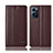 Coque Portefeuille Livre Cuir Etui Clapet H10P pour Oppo Reno7 5G Marron