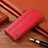 Coque Portefeuille Livre Cuir Etui Clapet H10P pour Realme 10 5G Rouge