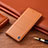 Coque Portefeuille Livre Cuir Etui Clapet H10P pour Samsung Galaxy Note 20 5G Orange