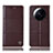 Coque Portefeuille Livre Cuir Etui Clapet H10P pour Xiaomi Mi 12S Ultra 5G Marron