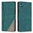 Coque Portefeuille Livre Cuir Etui Clapet H10X pour Motorola Moto E22S Vert