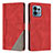 Coque Portefeuille Livre Cuir Etui Clapet H10X pour Motorola Moto Edge Plus (2023) 5G Rouge