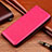 Coque Portefeuille Livre Cuir Etui Clapet H11 pour Apple iPhone 13 Mini Rose Rouge