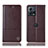 Coque Portefeuille Livre Cuir Etui Clapet H11P pour Motorola Moto Edge 30 Fusion 5G Marron