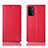 Coque Portefeuille Livre Cuir Etui Clapet H11P pour OnePlus Nord N200 5G Rouge