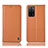 Coque Portefeuille Livre Cuir Etui Clapet H11P pour Oppo A55 5G Orange