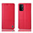Coque Portefeuille Livre Cuir Etui Clapet H11P pour Oppo A93 5G Rouge