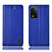Coque Portefeuille Livre Cuir Etui Clapet H11P pour Oppo A93s 5G Bleu