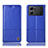 Coque Portefeuille Livre Cuir Etui Clapet H11P pour Oppo K10 5G Bleu