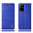 Coque Portefeuille Livre Cuir Etui Clapet H11P pour Oppo Reno5 Z 5G Bleu