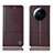 Coque Portefeuille Livre Cuir Etui Clapet H11P pour Xiaomi Mi 12 Ultra 5G Marron