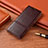 Coque Portefeuille Livre Cuir Etui Clapet H14 pour Apple iPhone 13 Mini Marron