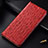 Coque Portefeuille Livre Cuir Etui Clapet H15P pour Motorola Moto G10 Rouge