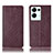 Coque Portefeuille Livre Cuir Etui Clapet H15P pour Oppo Reno8 Pro 5G Vin Rouge