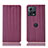 Coque Portefeuille Livre Cuir Etui Clapet H16P pour Motorola Moto S30 Pro 5G Violet