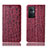 Coque Portefeuille Livre Cuir Etui Clapet H16P pour Oppo F21 Pro 5G Rouge