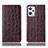 Coque Portefeuille Livre Cuir Etui Clapet H16P pour Oppo K10X 5G Marron