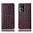 Coque Portefeuille Livre Cuir Etui Clapet H16P pour Oppo Reno7 Pro 5G Marron