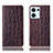 Coque Portefeuille Livre Cuir Etui Clapet H16P pour Oppo Reno8 5G Marron