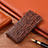 Coque Portefeuille Livre Cuir Etui Clapet H17 pour Apple iPhone 13 Mini Marron