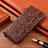 Coque Portefeuille Livre Cuir Etui Clapet H17P pour Apple iPhone 11 Marron