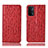 Coque Portefeuille Livre Cuir Etui Clapet H18P pour Oppo A93 5G Rouge