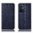Coque Portefeuille Livre Cuir Etui Clapet H18P pour Oppo F21 Pro 5G Bleu