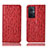 Coque Portefeuille Livre Cuir Etui Clapet H18P pour Oppo F21 Pro 5G Rouge