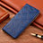 Coque Portefeuille Livre Cuir Etui Clapet H19P pour Apple iPhone Xs Bleu