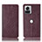 Coque Portefeuille Livre Cuir Etui Clapet H19P pour Motorola Moto Edge X30 Pro 5G Vin Rouge