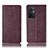 Coque Portefeuille Livre Cuir Etui Clapet H19P pour OnePlus Nord N20 5G Vin Rouge