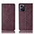 Coque Portefeuille Livre Cuir Etui Clapet H19P pour Oppo Find X5 Lite 5G Vin Rouge