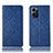 Coque Portefeuille Livre Cuir Etui Clapet H19P pour Oppo Reno7 5G Bleu